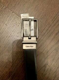 Кожаный двухсторонний ремень calvin klein