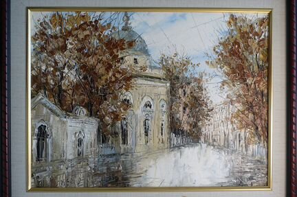 Картина холст,масло30х40. ул Большая Ордынка.2007