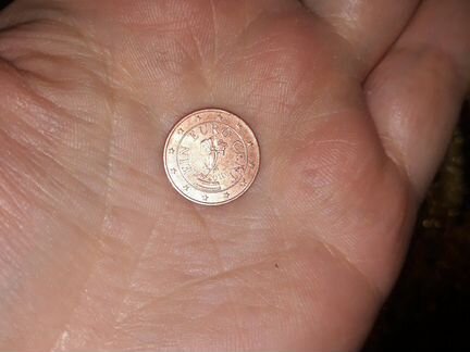 1 евро цент Австрия