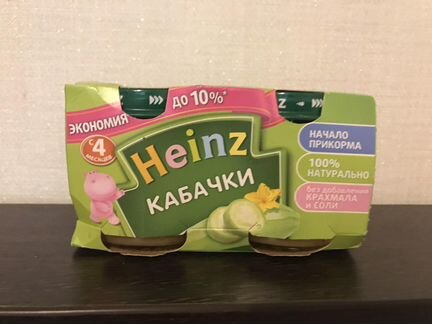 Пюре Heinz кабачок