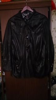 Куртка кожаная. большой рост и длинные руки