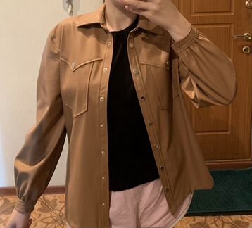 Новая Кожаная рубашка (love republic)