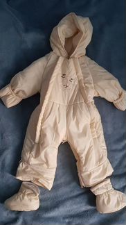 Зимний конверт-комбинезон на овчине 0-12 мес