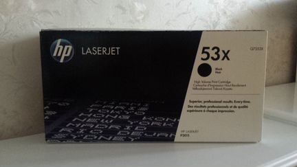 Картридж HP 53X Q7553X новый