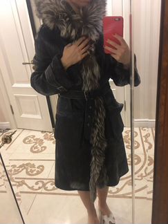 Дублёнка парка новая с мехом