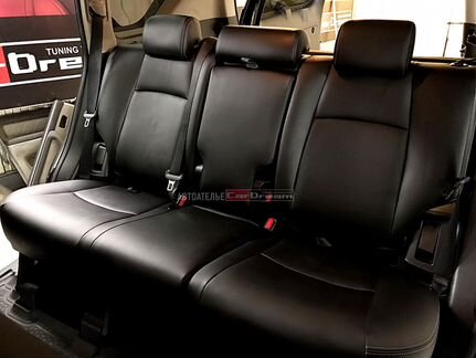 Сидения чёрная кожа Toyota Land Cruiser Prado 150