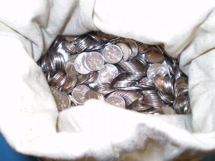 1 коп-2008, ммд-банковский мешок с 4000 шт