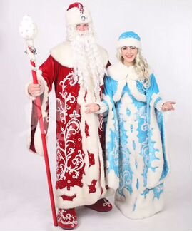 Костюмы Деда Мороза и Снегурочки