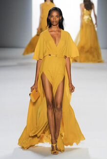Платье из шелка Elie Saab оригинал
