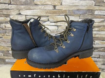 Ботинки зимние натуральный нубук и 100 шерсть