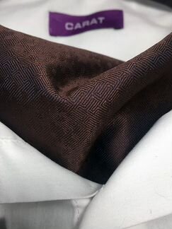 Новый коричневый мужской шейный платок и паше