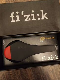 Седло велосипедное fizik gobi M3 grey/RED/black, 7